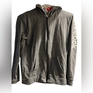 Reebok Men's Heathered Gray Hoodie Jacket